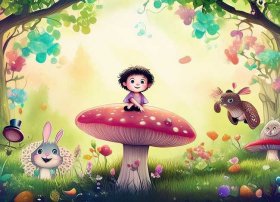 儿童故事插画配图 儿童故事配图插画