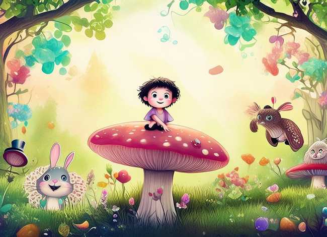儿童故事插画配图 儿童故事配图插画