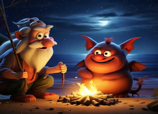 儿童睡前故事渔夫和魔鬼的故事、渔夫和魔鬼的故事在线听