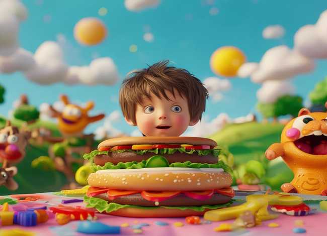 儿童故事书3-6岁汉堡的故事，汉堡的故事幼儿