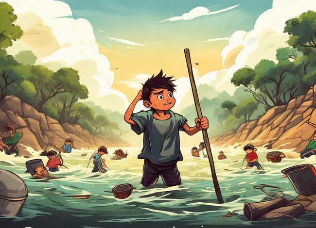 大禹治水的故事儿童版3分钟、大禹治水简单的故事