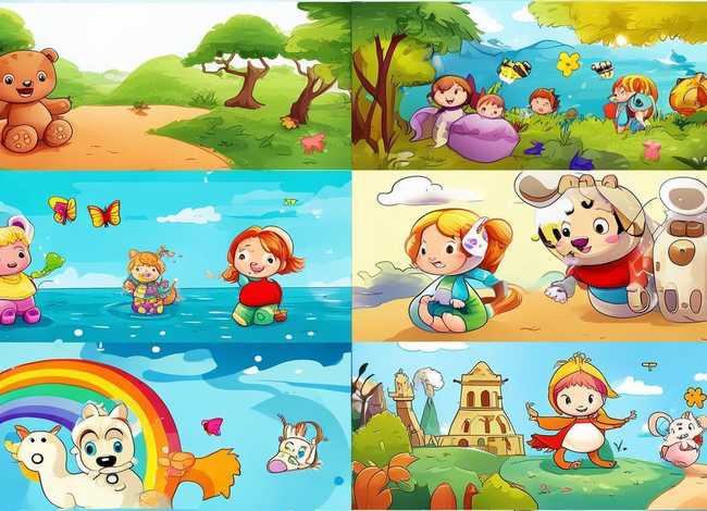 3-6岁儿童绘本故事连环画 幼儿绘本故事连环画六张 3-6岁儿童绘本故事连环画 幼儿绘本故事连环画六张