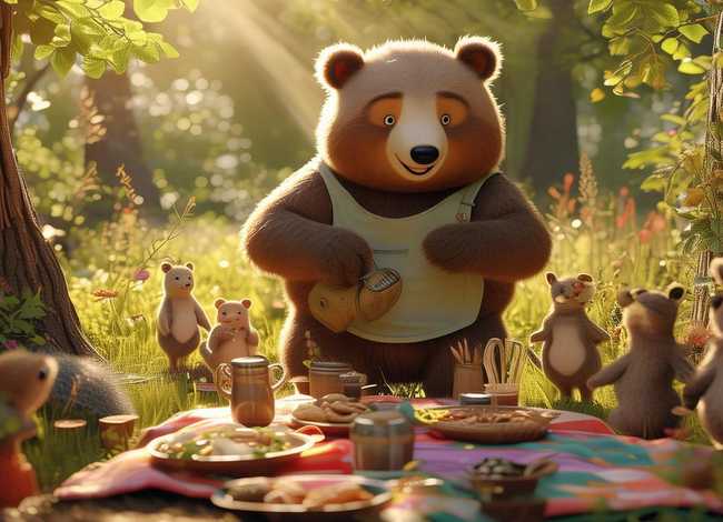 小熊请客故事简短内容 - 小熊请客故事简短内容怎么写