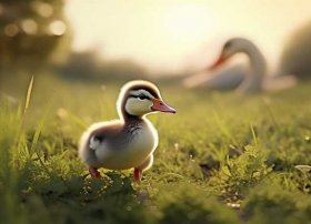 维语儿童故事丑小鸭 丑小鸭语音故事