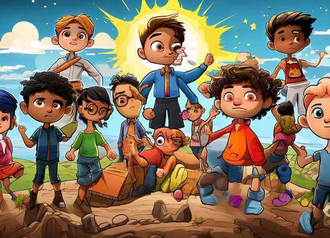 儿童漫画文案励志；儿童漫画文案励志图片