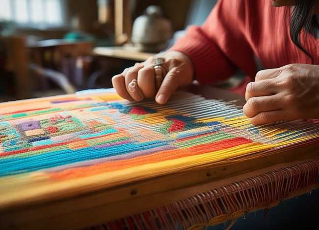 线头处理趣事；编织线头处理