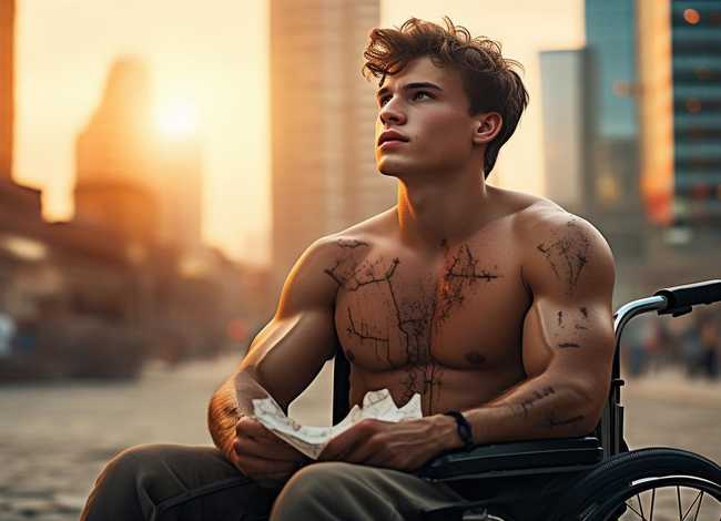 身残志坚的故事300字左右，身残志坚的故事300字左右怎么写