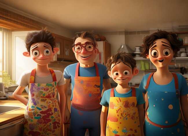 大头儿子小头爸爸围裙妈妈的故事 - 大头儿子小头爸爸围裙妈妈的故事第1集