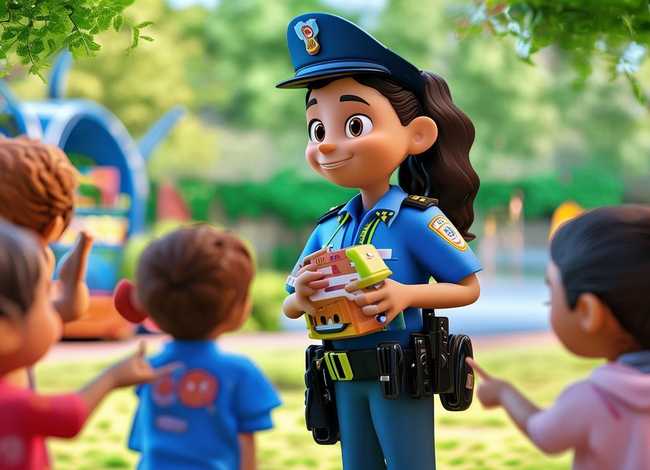 关于警察的故事儿童版，关于警察的幼儿故事