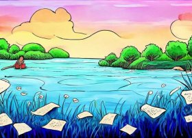 诗人的小故事手抄报（诗人的小故事手抄报怎么画）