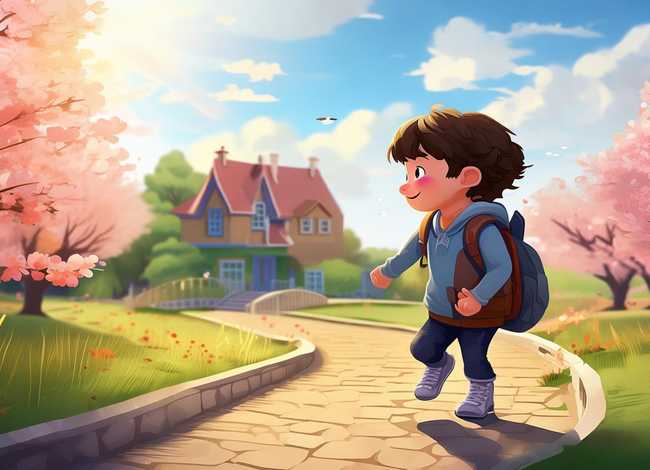 孩子上学的故事，孩子上学的故事文案