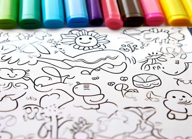 儿童填色 打印版 - 儿童填色 打印版图片