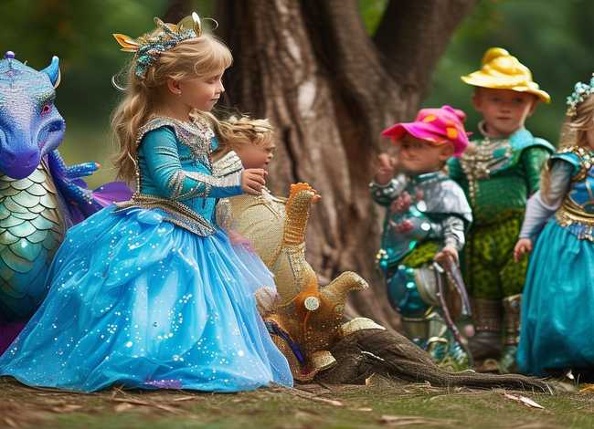 儿童童话故事表演服装，儿童话剧表演服装