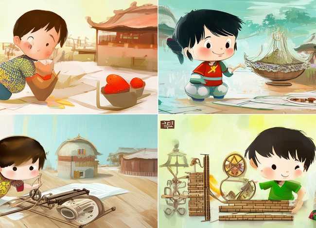 中国四大发明故事儿童版 - 中国四大发明故事是哪四个