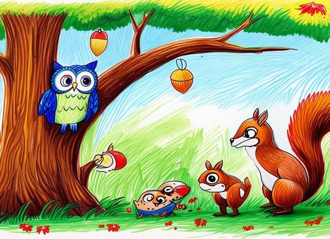 马克笔儿童画寓言故事；马克笔儿童画创作