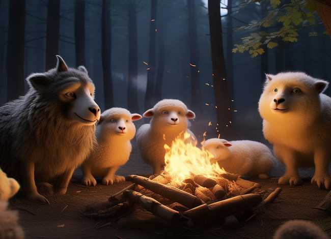 小羊和大灰狼故事收听（小羊和大灰狼故事收听完整版）