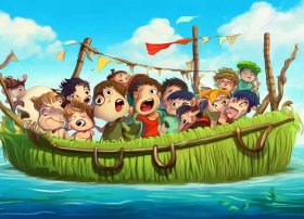 草船借箭儿童版故事、草船借箭 儿童版