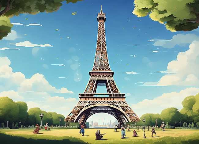埃菲尔铁塔绘本故事；埃菲尔铁塔 绘本