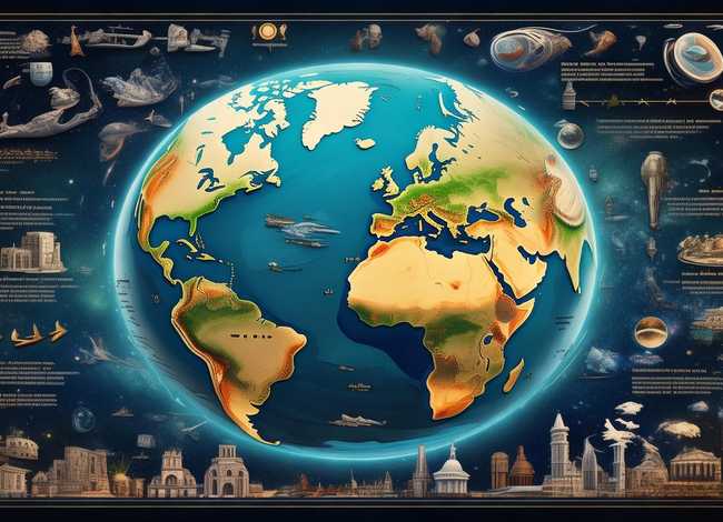 地球的故事ppt模板，地球的故事板书设计