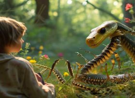 蜈蚣和蛇的儿童故事 蜈蚣和蛇的故事神话