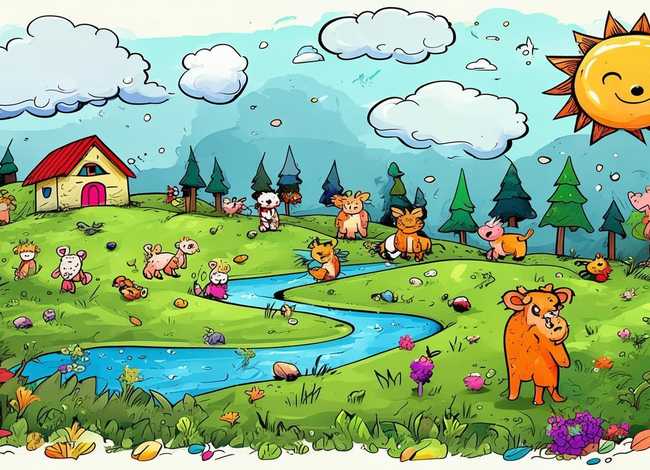 我的故事画画；我的故事画画幼儿画