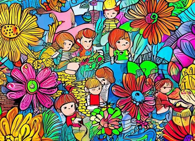 幼儿园绘本故事绘画线，幼儿园绘本故事绘画线条图片