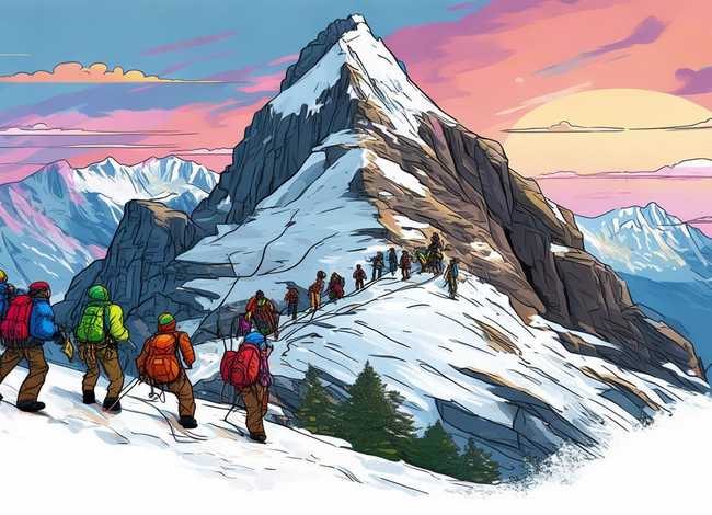 关于爬山的故事书（关于爬山的故事书籍）