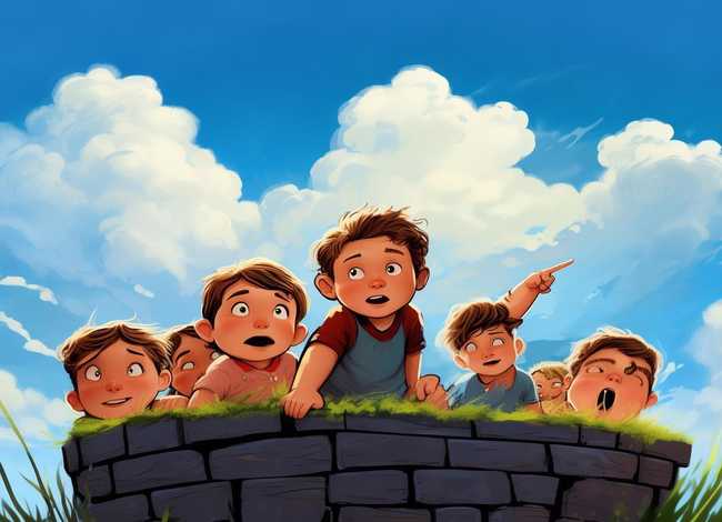 坐井观天儿童故事绘本（坐井观天的故事绘本）