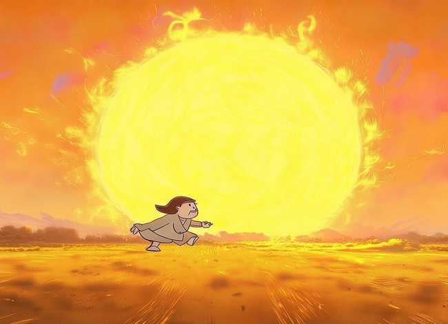 儿童故事夸父追日，幼儿故事夸父追日