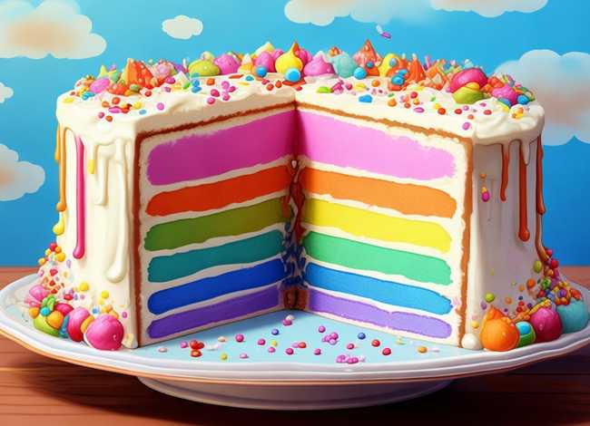 彩虹蛋糕绘本 彩虹蛋糕绘本图片 彩虹蛋糕绘本 彩虹蛋糕绘本图片