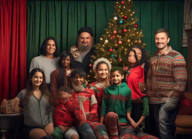 影棚圣诞摄影、影棚圣诞摄影图片