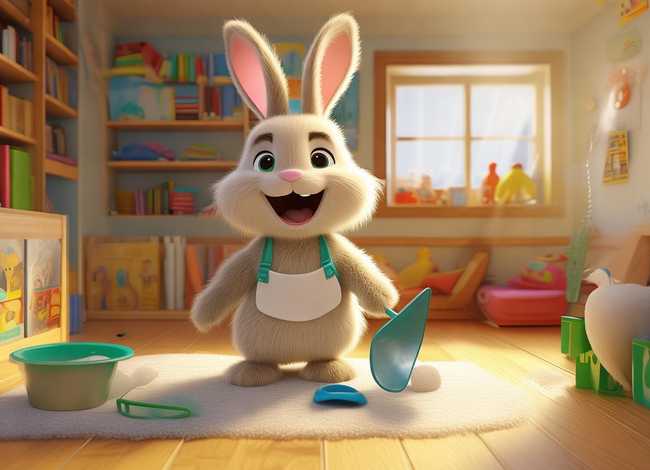 儿童故事讲卫生的小兔子 - 讲卫生的小兔子绘本故事感想