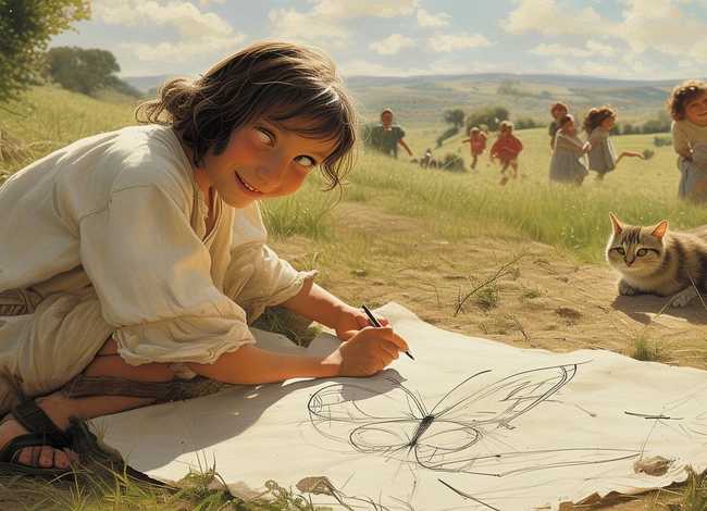 达芬奇儿时故事，达芬奇儿时的故事