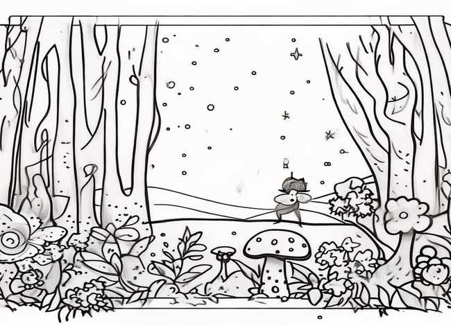 童话插图，童话插图简笔画