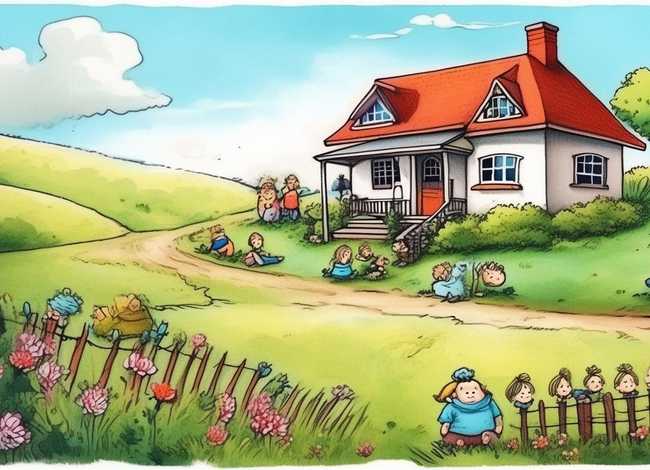 家乡的房子儿童故事；一年级家乡房子的故事教案