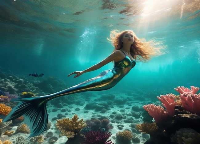 海底美人鱼真实记录（海底美人鱼真实记录视频）