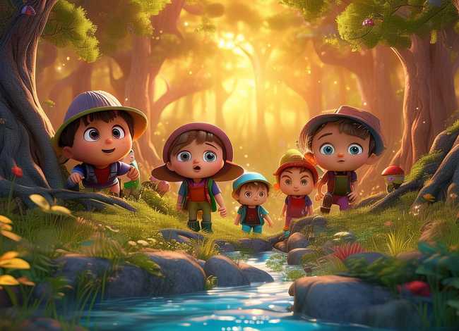 儿童故事森林探险，森林的探险家幼儿故事
