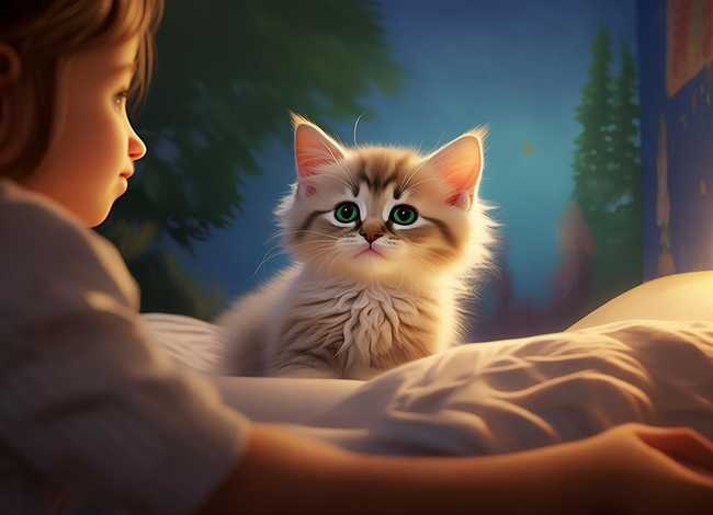 有关猫的儿童睡前故事；有关小猫的睡前故事