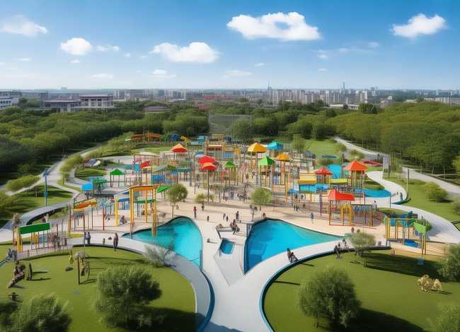 晋城儿童公园鸟瞰图最新版 晋城儿童公园鸟瞰图最新版图片