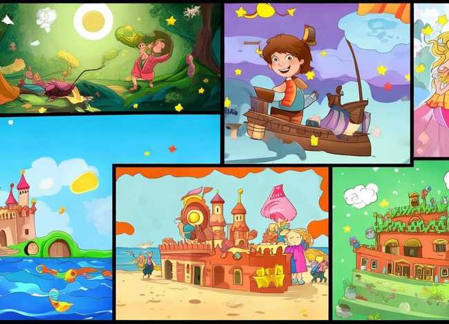 各种各样的儿童故事，各种各样的小故事