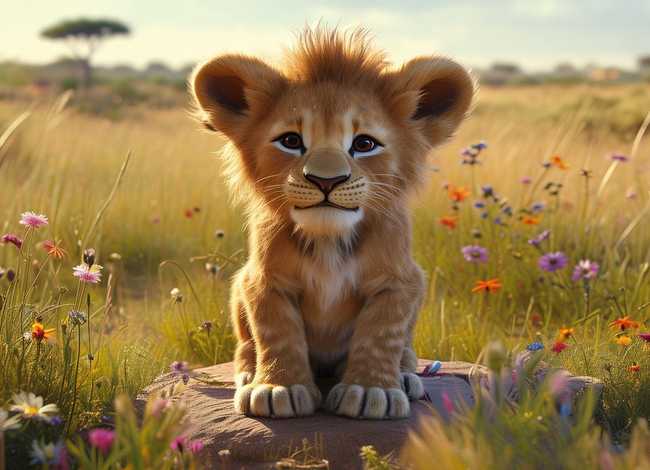 小狮子理发绘本故事，小狮子理发绘本故事图片高清