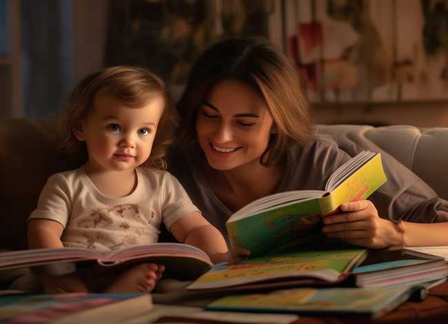 亲子阅读故事图片，亲子阅读故事图片配文字