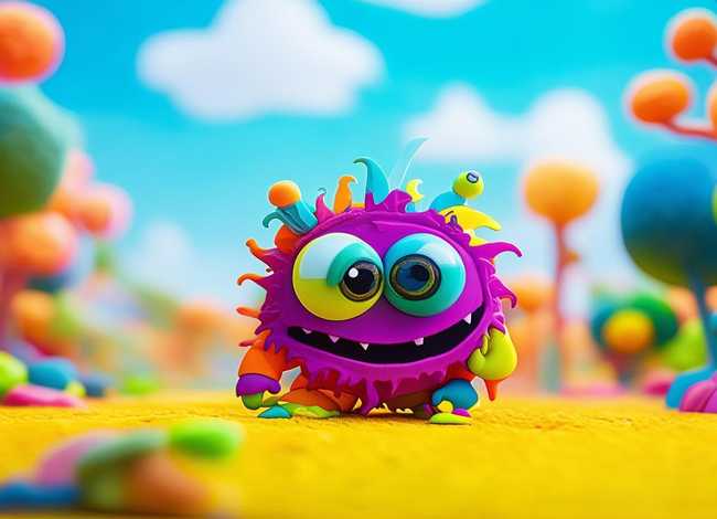 怪兽来了故事儿童版，怪兽来了的儿童画简单又漂亮