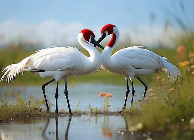 可爱的丹顶鹤故事，可爱的丹顶鹤故事简介