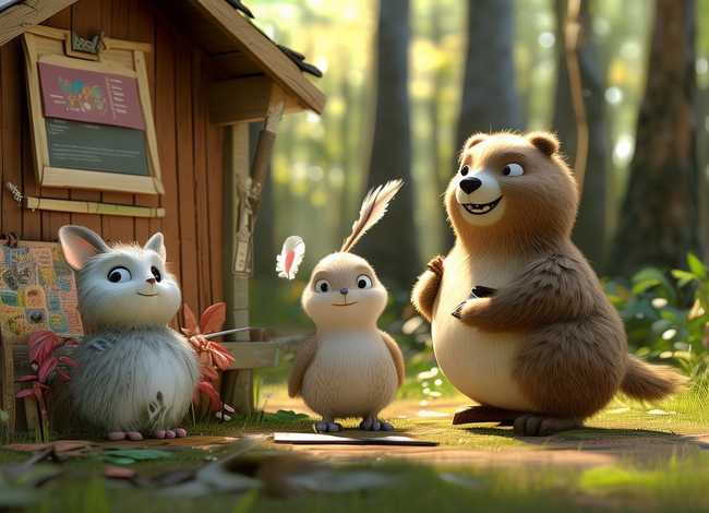 动物童话故事作文400字以上三年级；动物童话作文300字三年级