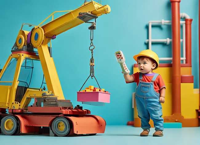 关于吊车儿童的故事简短，关于吊车的幼儿故事