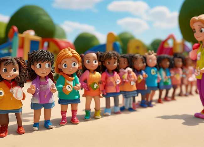 儿童启蒙排队故事、幼儿园关于排队的故事绘本