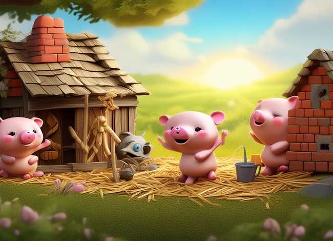 小儿故事睡前故事三只小猪、小儿故事睡前故事三只小猪打个数字
