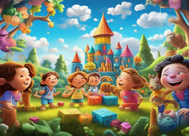 儿童故事创意画、儿童故事创意画画