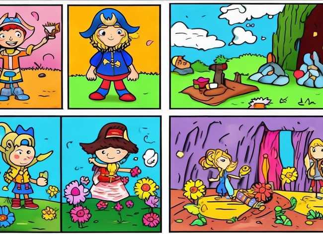 儿童连环画图片4张可打印免费(儿童连环画图片10张) 儿童连环画图片4张可打印免费(儿童连环画图片10张)